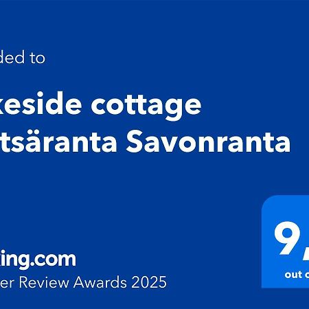 Lakeside Cottage Metsaeranta Savonranta Exteriér fotografie